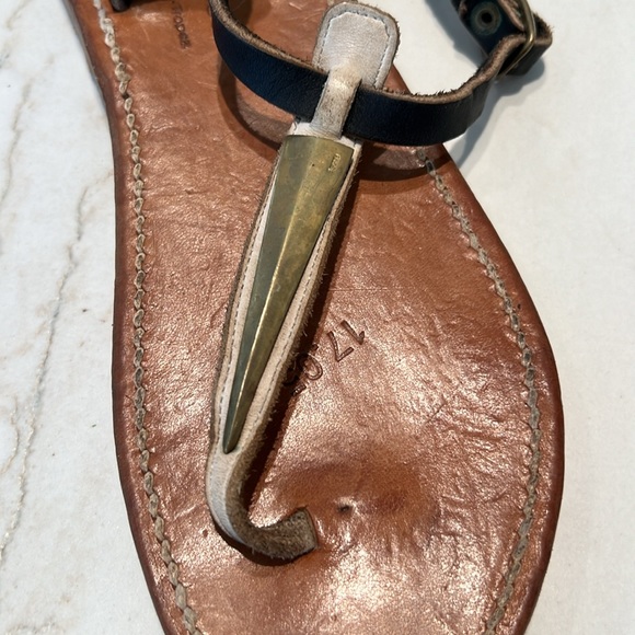 Golden Goose Distressed Thong Sandals (Size 38) - Picture 6 of 7